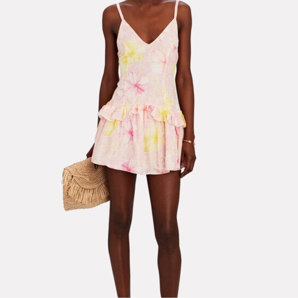 LoveShackFancy Fabienne mini dress